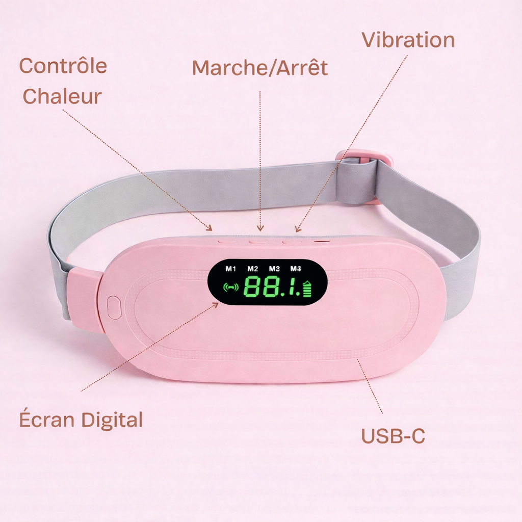 Ceinture Chauffante Menstruelle Antidouleur