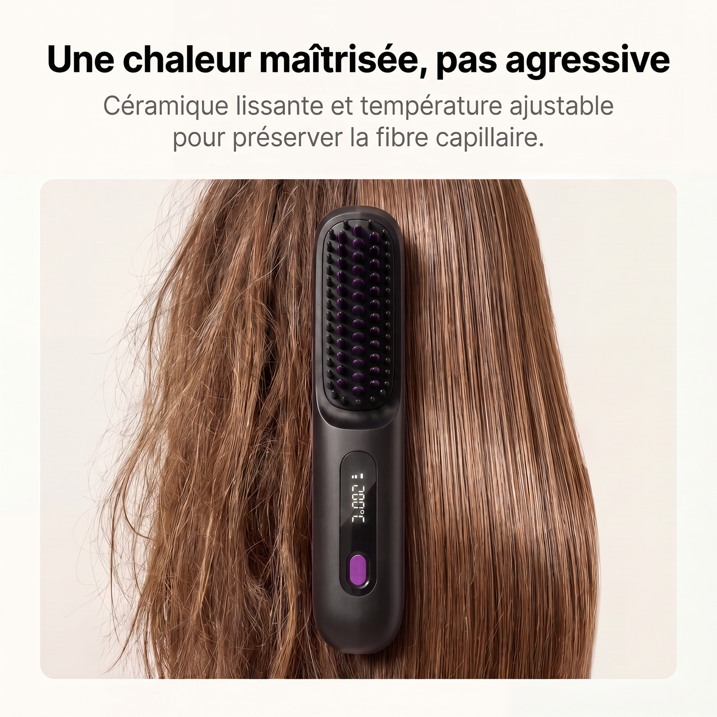 Brosse Chauffante Lissante