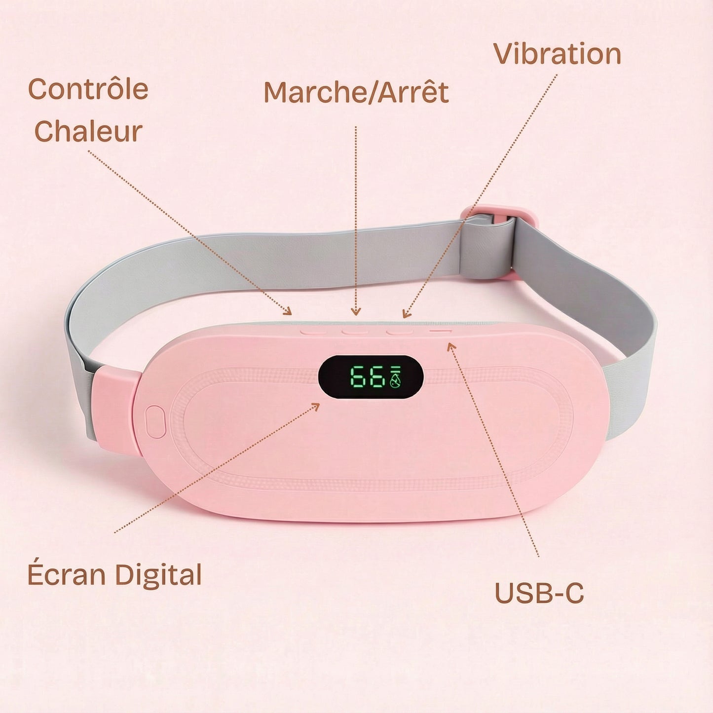 Ceinture Chauffante Menstruelle Antidouleur