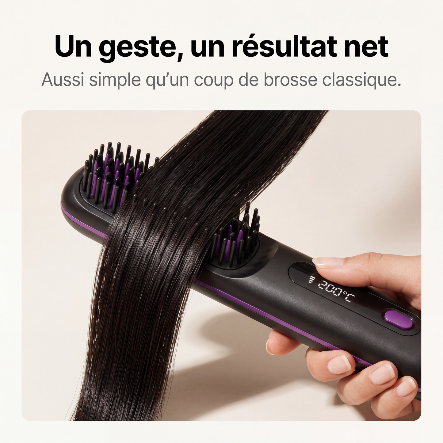 Brosse Chauffante Lissante