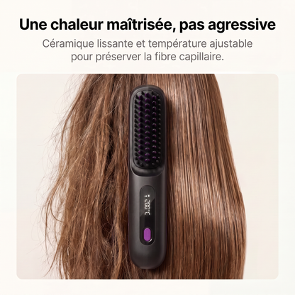 Brosse Chauffante Lissante